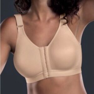 Anita Sports Bra Front Fastening Size 34 D Desert 5523 753 Activewear Gym